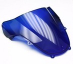 Blue Abs Windshield Windscreen For Suzuki Gsxr1000 K2 2001-2002